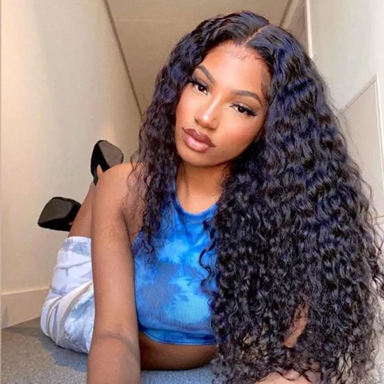 Wholesale Natural Raw Cambodian Human Hair wig, Cuticle Aligned Hair wigs, Virgin Lace front human hair wigs