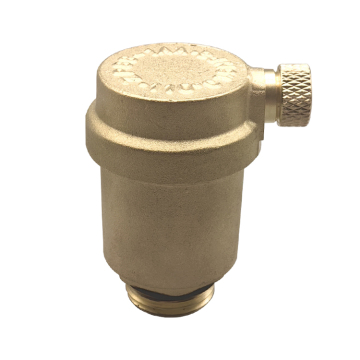 Copper Color Light-duty Air Vent Valve for Pipe Systems (1/2''-1''inch)