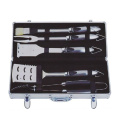 5pcs bbq tool set with aluminum box