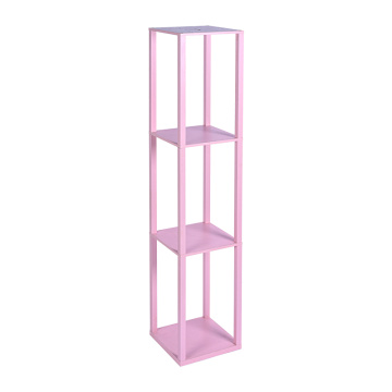 Pink Shelf Light Wooden Shelf