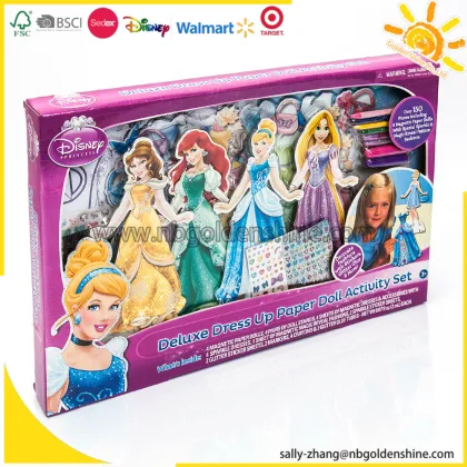 Princess Deluxe Dress Up Paper Doll Activity Set