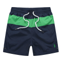 Shorts de praia masculino com patchwork