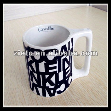 high quality stoneware mug with handle for promotion