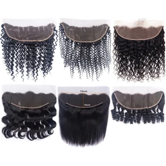 Best Quality Raw Mink Brazilian Hair Virgin Human Hair 4x4 13x4 Lace Top Closure