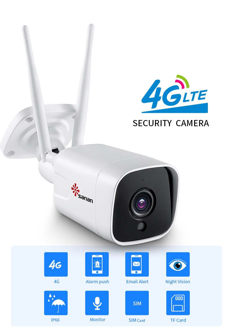 H.265 Fís Oíche Ceamara 4G CCTV 5MP