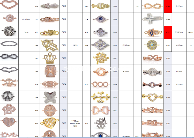 mirco pave beads wholesale factory