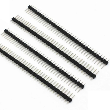 40Pin 2.54mm Single Row Straight Male Pin Header Connector Strip" could be shortened to:

"2.54mm 40Pin Single Row Straight Male Pin Header Strip" 

However, for a search engine title, we might want it to be more concise while still being descriptive. So,