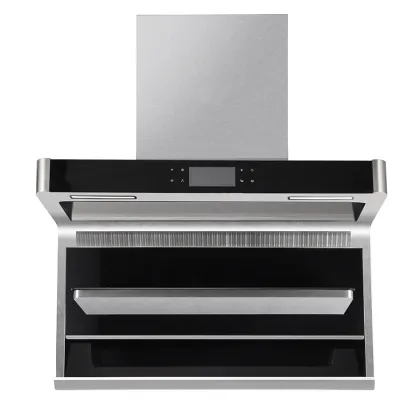 Customization Home appliances Smart Household Kitchen Appliances 900MM Black Hand Sensor Range Hood