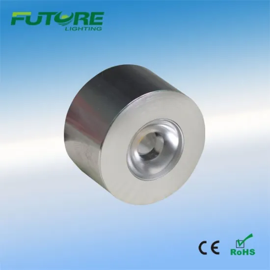 factory price 1w mini constant current led cabinet light 350mA led puck cabinet light