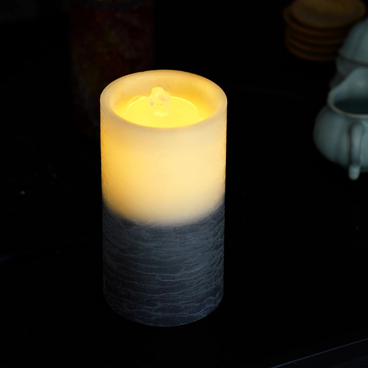 Bubbling Water Wick Led Pillar Candle Fountain China Manufacturers