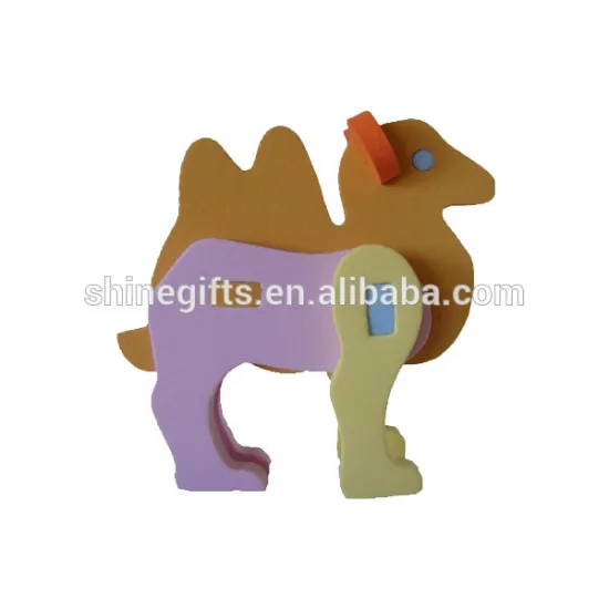diy camel 3d eva puzzle for child