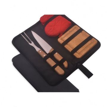 Alat BBQ 4pcs Terbaik Set untuk memanggang