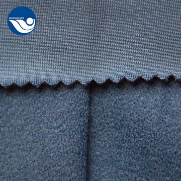 100% polyester tricot brushed fabric