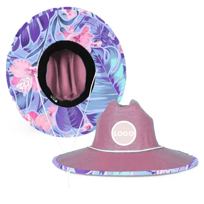 Summer Cross-border Fashion Sunscreen Breathable Straw Hat Cloth LOGO