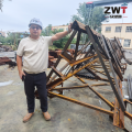 Torre de acero duradera con ángulo de 60° con ingeniería de precisión