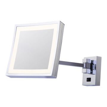 Single arm square wall mirror
