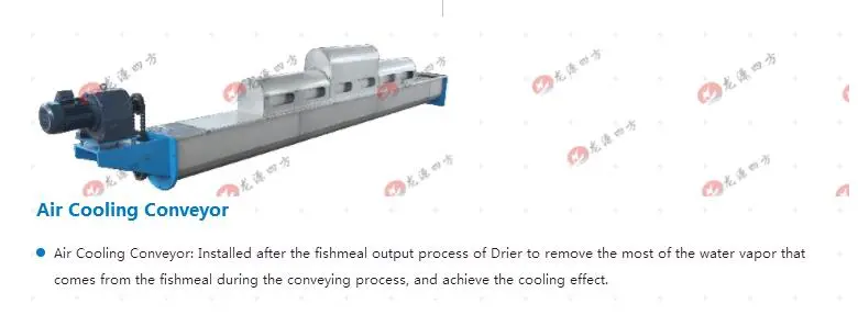 Fishmeal machine / screw conveyor para sa linya ng produksyon ng fishmeal
