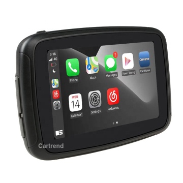 Wireless CarPlay Screen for Motorbike: GPS, Navigation, and Music Interface
