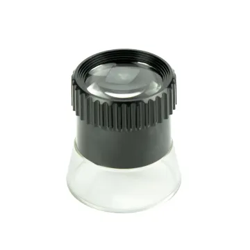Cylinder Desktop Plastic 10x Magnifying Glass MG13098