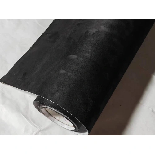 Rouleau De Vinyle Adhésif Imitation Alcantara Noir 1,5 X 1,5 M – Tissu Effet Suédé Pour Customization Auto Et Déco Intérieure