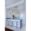 China 10 LED ALTURAS GOLD Light linear Chandeliers Factory