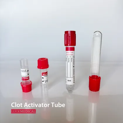 Clot Activator Tube Vacuum Tube Glass PET