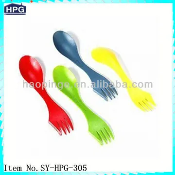 Plastic Camping Fork Spork