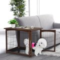 Wooden Decorative Dog Cage Pet Side Table House