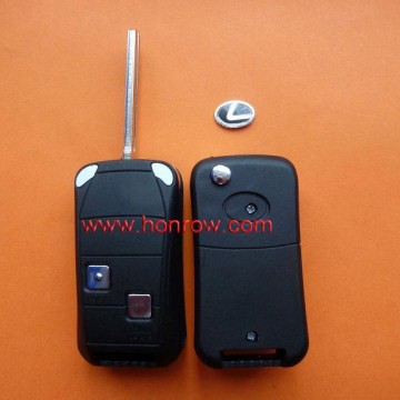 Lexus car 2 button modified folding remote key blank