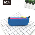 Custom color contrast style meshfabric Pencil Case & bag multifunctional bag