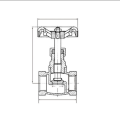 Valve de globe en laiton hydraulique