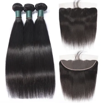 Wholesale Cuticle Aligned Raw Virgin Hair Vendors Straight Curly Indian Human Hair Weave Bundles With Lace Frontal Closure