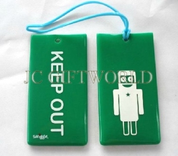 ID-Tag/Tag/Travel Tag mjuk PVC väska Bagagebricka (JC203T)