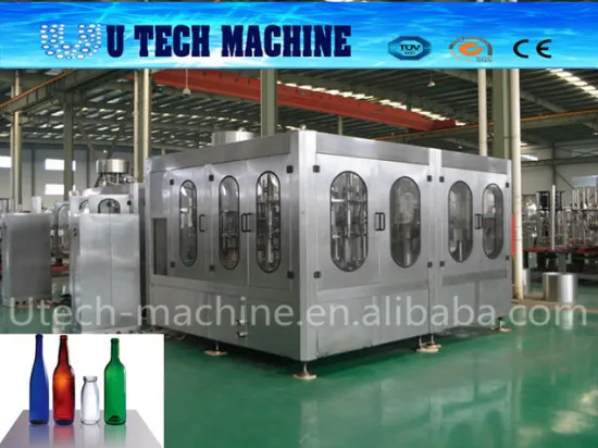 New type Automatic 350ml 500ml glass bottle filling mahines