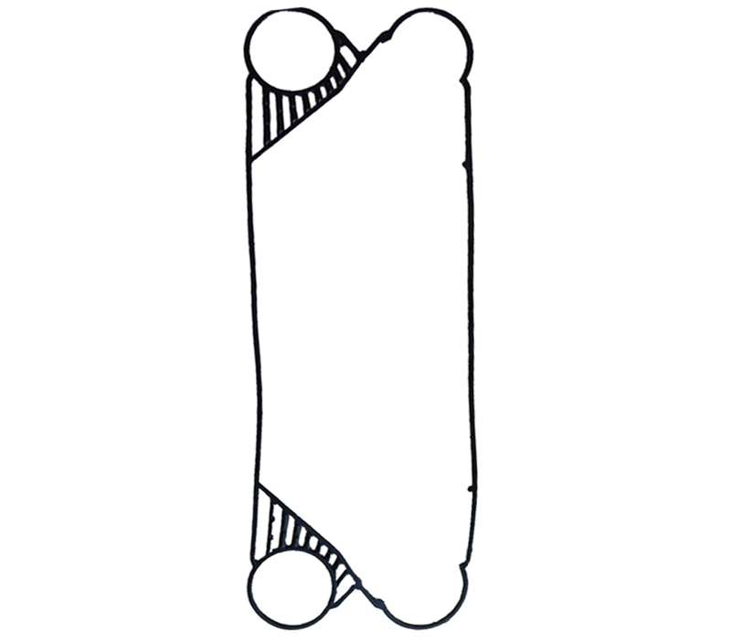 EPDM T20S gasket in heat exchanger