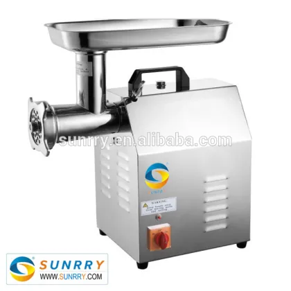 Meat grinder S/S body gears of meat grinder capacity 120kg/h stainless steel manual meat grinder for CE (SY-MM12 SUNRRY)