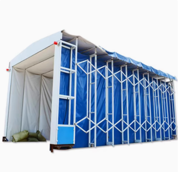 Telescopic Painting Room: Removable Retractable Spray Booth in Stock