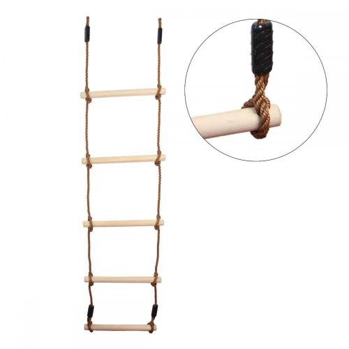 Backyard Playground Climbing Wooden Ladder for children