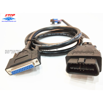 OBD2 M to OBD2 F and DB25