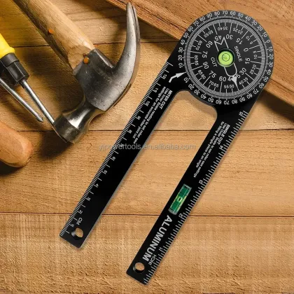 Full-Function Alloy Woodworking Scale Mitre Saw Protractor and Angle Finder Tools