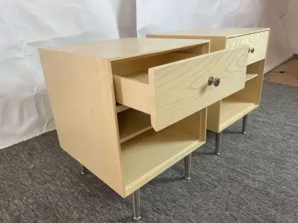 Modern Wooden Bedside Table Bedroom Furniture Nightstand