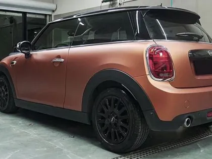 rose gold matte car wrap