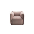 Italia Mia Single Linen Upholstered Armchair Sofa