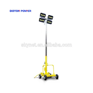 Portable Mobile Lighting Tower Diesel/Gasoline Generator