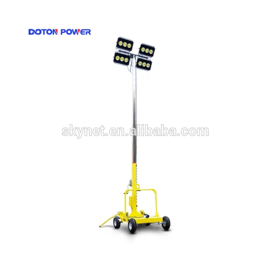 Portable Mobile Lighting Tower Diesel/Gasoline Generator