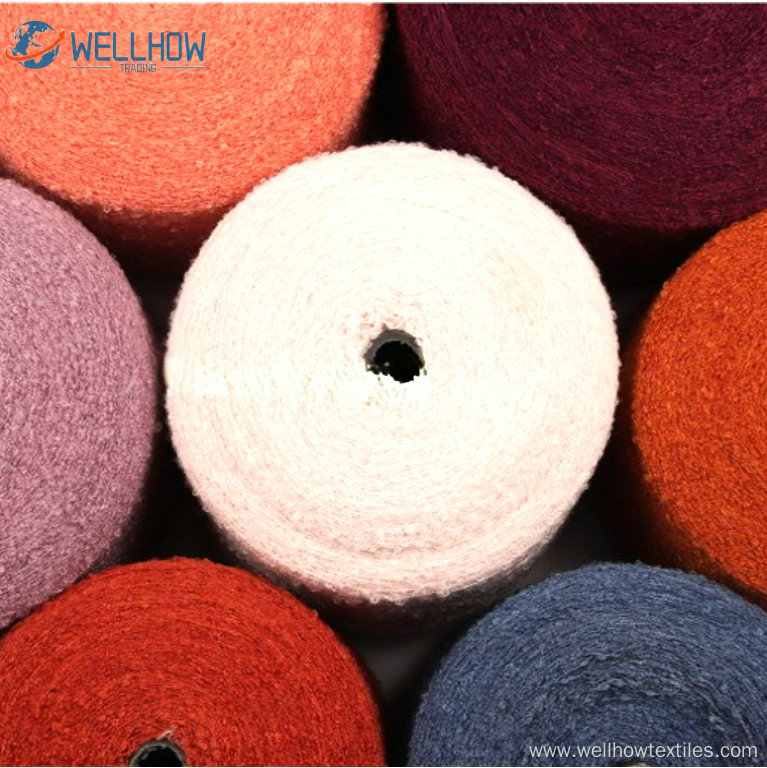 High Quality 1/9NM Wool Like Polyester Loop Yarn