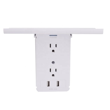 Surge Protection Power Strip with USB Outlets, 8-Outlet Shelf Type USB Socket