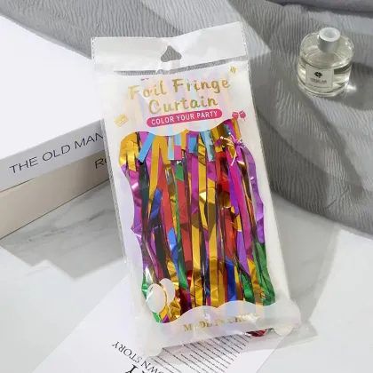 Christmas Foil Curtain Party Decorations