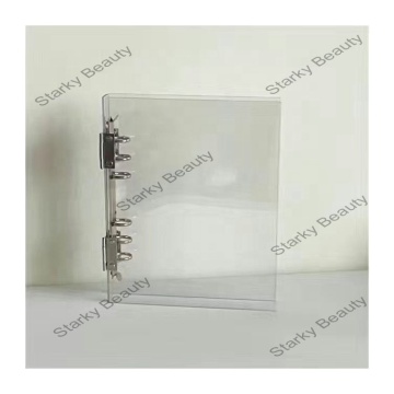 High Transparent Acrylic Color Card Nail Tips Display Book