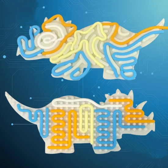 Decompression and Learning: A Double-Sided Dinosaur Design Quiet Kids Montessori Activity Board for Sensory Play and Early Education